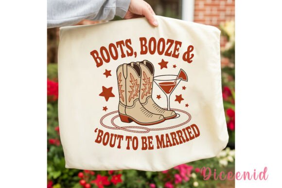 Boots Booze Wedding Sublimation Design: A Bold Statement for Your Projects