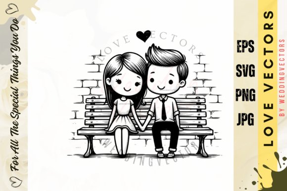 Capturing Matrimony: The Wedding Couple and Love Vectors - C563 Set