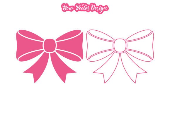 Enchanting Wedding Bow Vector Design for Your Projects