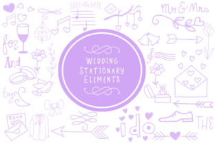 Hand-Drawn Wedding Stationery: A Complete Element Bundle