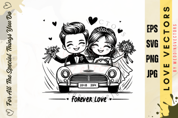 Wedding Couple and Love Vectors - C30: A Designer's Guide to Elegant Romance