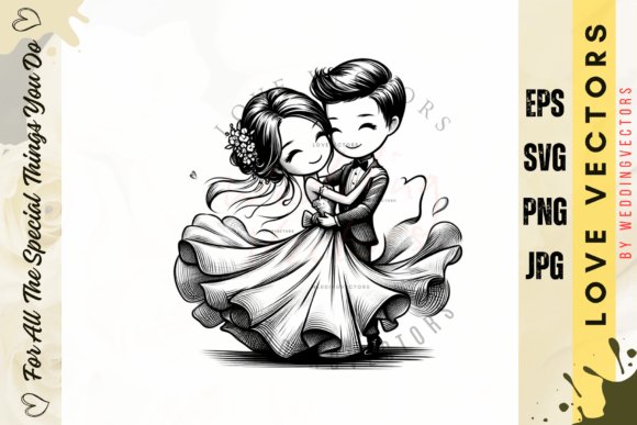 Wedding Couple and Love Vectors - C3147: A Designer's Guide
