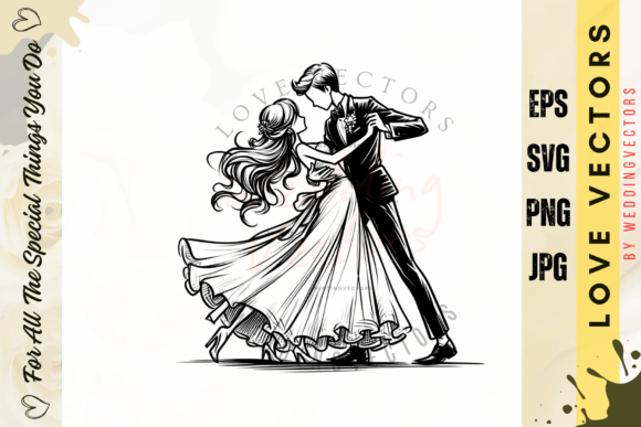Wedding Couple and Love Vectors - C5017: A Designer's Guide