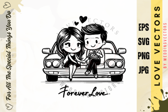 Wedding Couple and Love Vectors: The C69 Collection