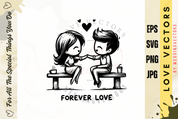 Wedding Couple & Love Vectors: The C157 Collection
